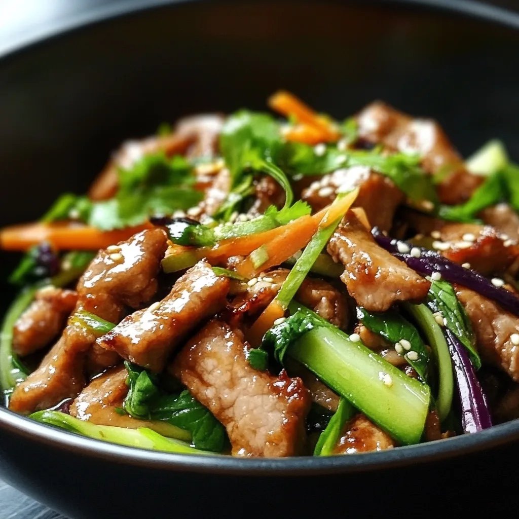 Quick & Healthy Moo Shu Pork