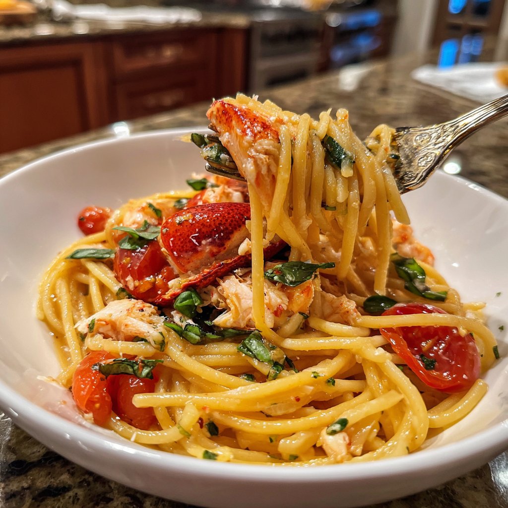 Lobster Pasta Dinner Recipe