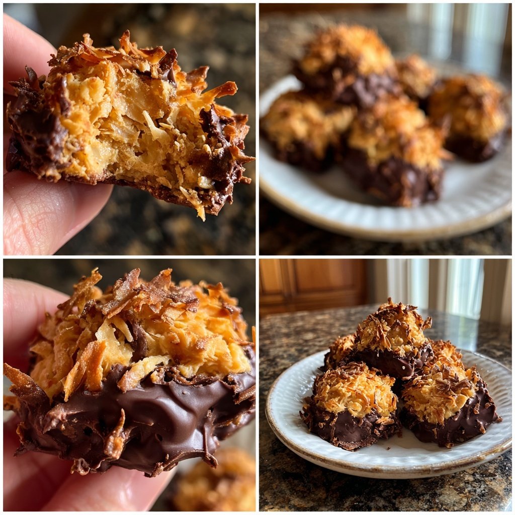Chocolate Coconut Peanut Clusters