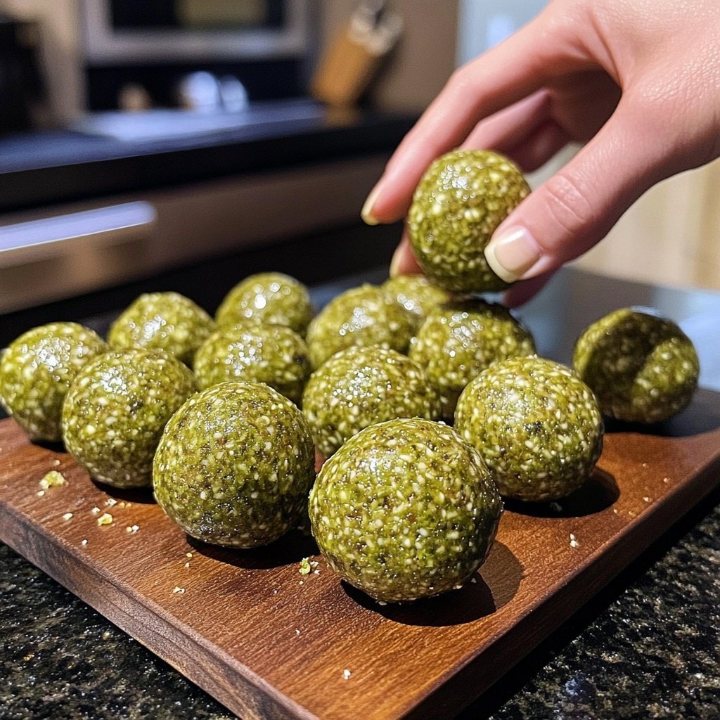 Protein Balls with Matcha