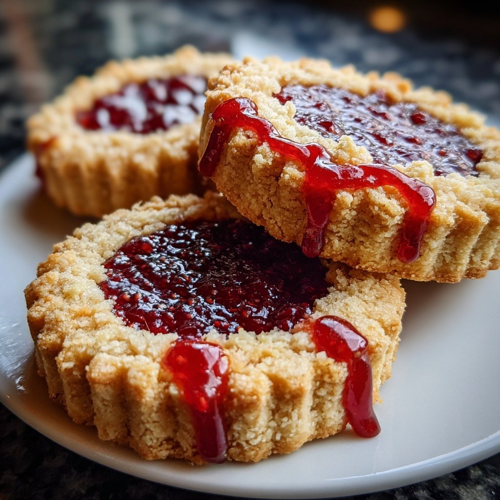 Raspberry Linzer Tarts