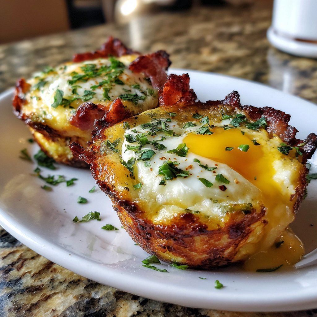 Keto Breakfast Bacon And Egg Cups