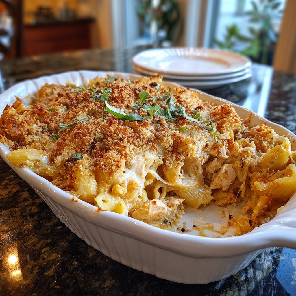 Comfort Food Baked Chicken Pasta