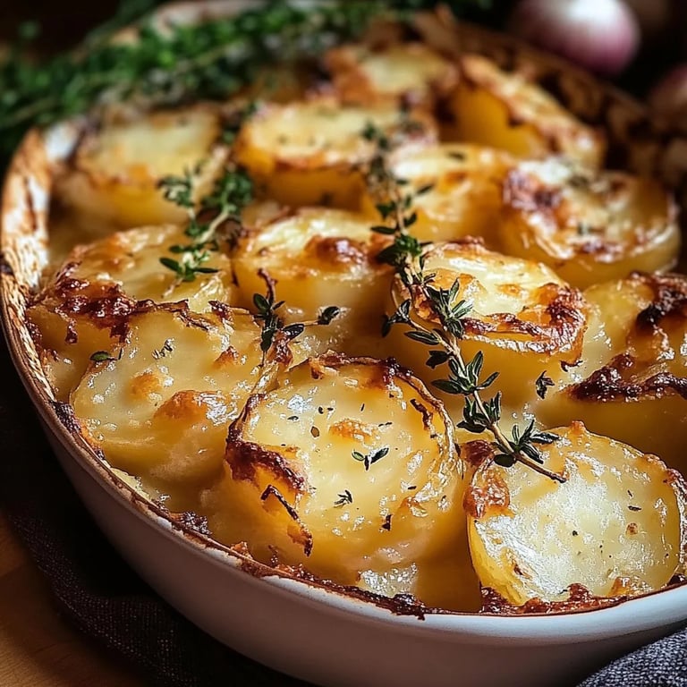 French Onion Potato Bake