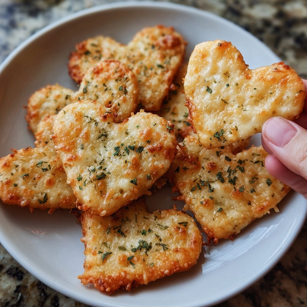 Valentines Snacks Heart Shaped Crackers
