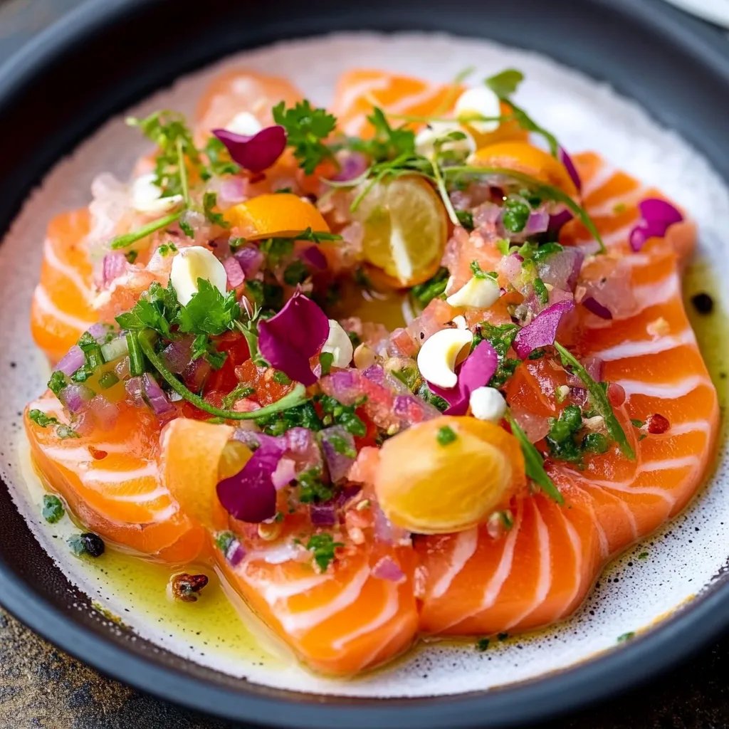 Salmon Crudo