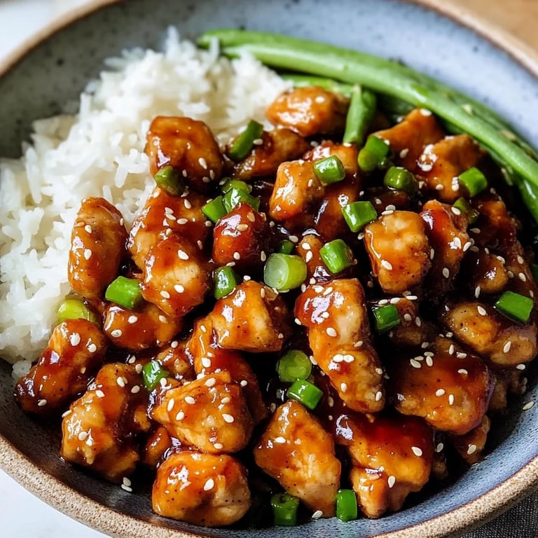 Easy + Healthy Sesame Chicken