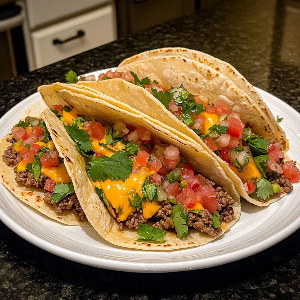 Ground Beef Tacos