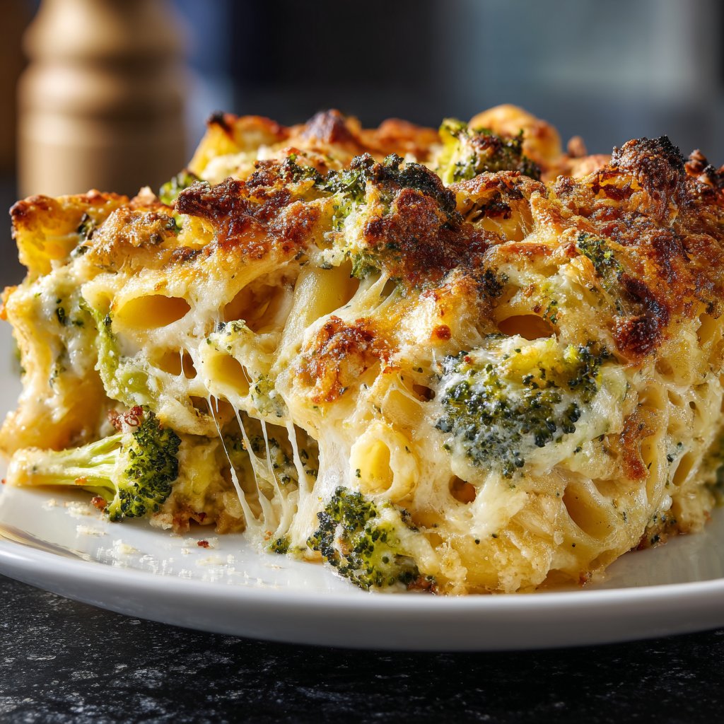 Sunday Creamy Broccoli Pasta Bake