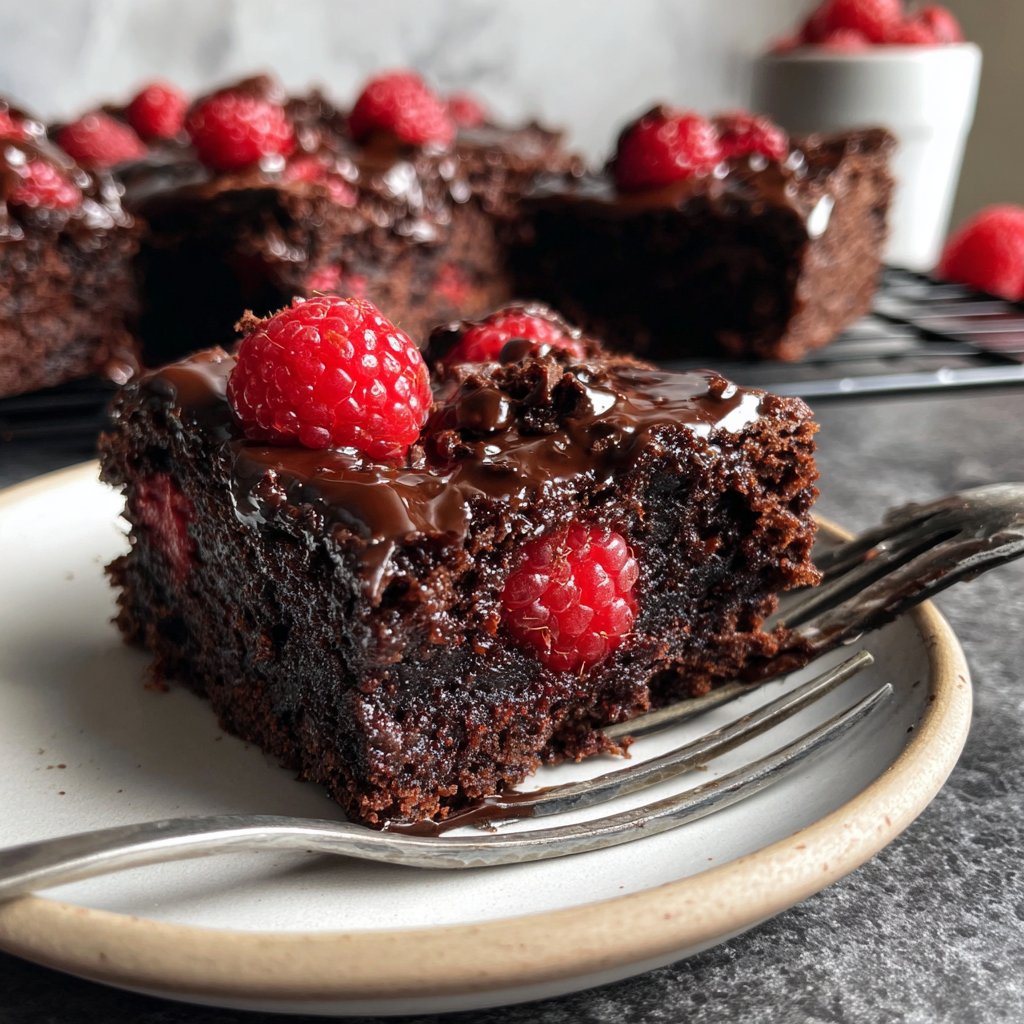 Chocolate Raspberry Brownies