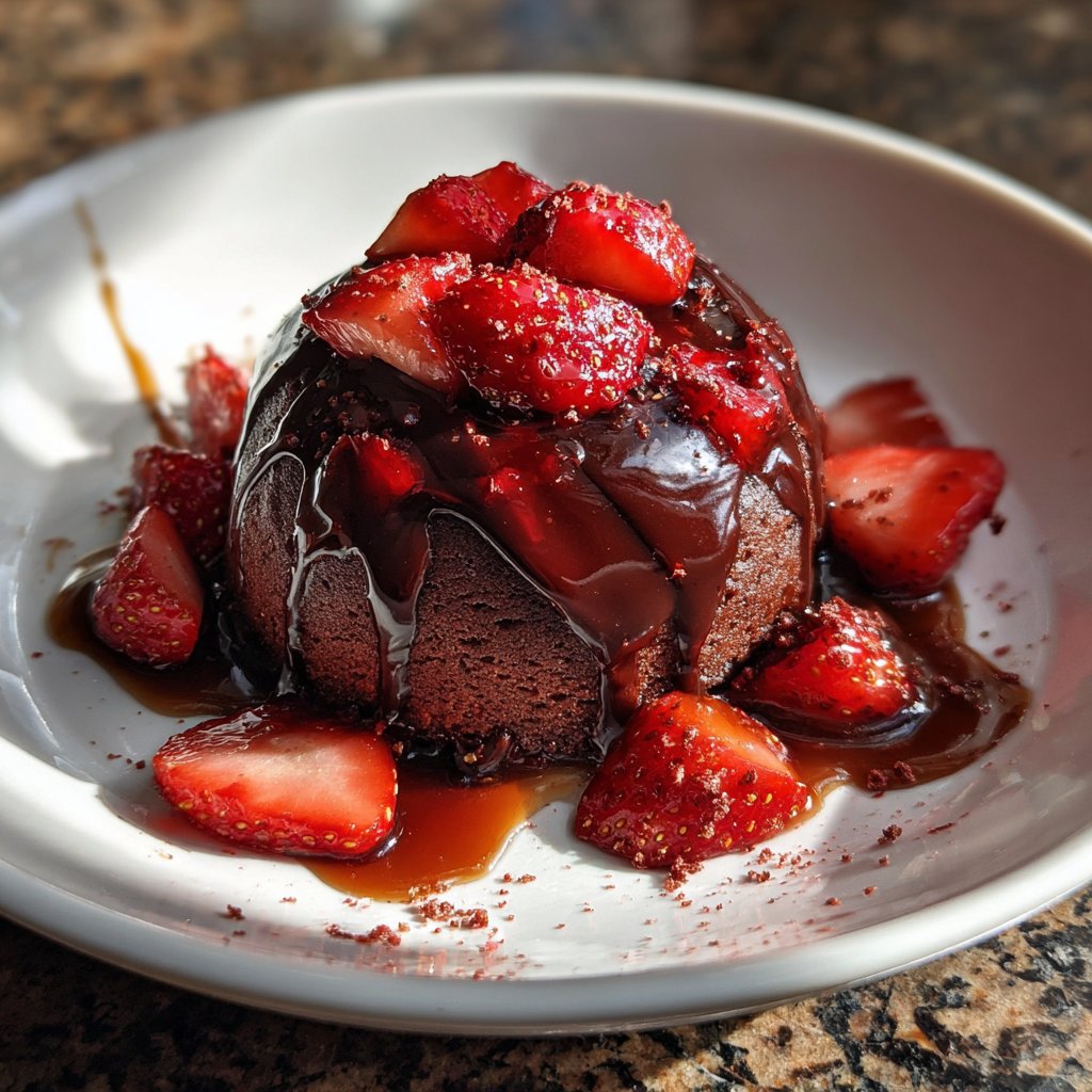 Dubai Chocolate Strawberry Cup With Date Syrup