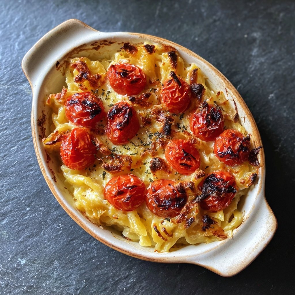 Baked Feta Pasta With Cherry Tomatoes