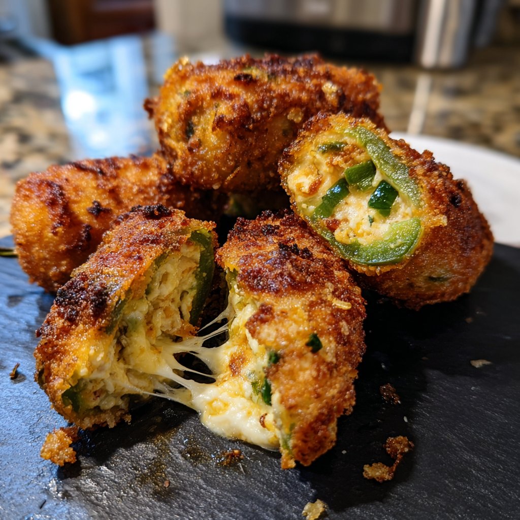 Jalapeno Poppers with Creamy Ranch Filling