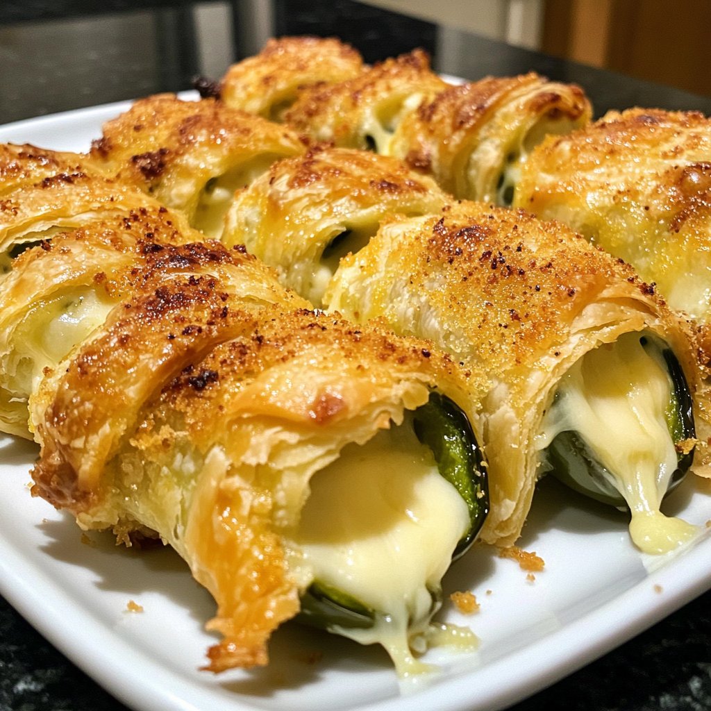 Jalapeno Poppers Wrapped in Pastry