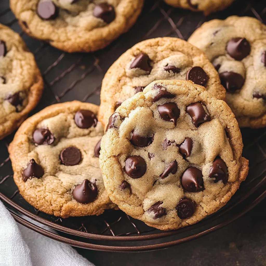 Crispy and Chewy Chocolate Chip Cookies