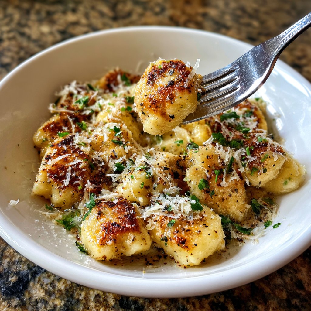 Valentine Dinner Truffle Mushroom Gnocchi